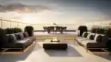 Luxury Terrace with Fire Pit