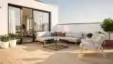 Terrace Lounge with Wood and Light
