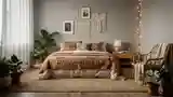 Wysoki styl boho w sypialni