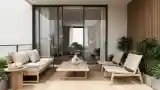 Terasa Japandi z Wizją Elegancji