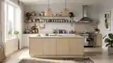 Bohemian Kitchen in Natural Wood