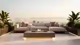 Terrasa Glamour z Ogniskiem