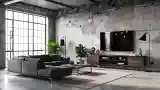 High-End Industrial Living Room