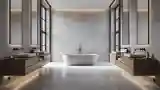 Kosmetyczna łazienka w betonie