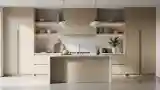 Minimalist Kitchen in Light Wood