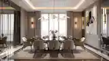 Salon Jedzeniowy z Wzorami Marmuru