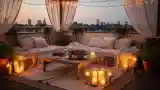 Boho Taras z Urokiem Miasta