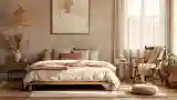 Wysoki styl boho w sypialni
