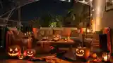 Bohemian Terrace with Halloween Ambiance