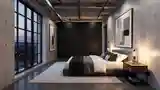 Sufit przemysłowy, łóżko betonowe