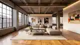 Loft z eksponowanymi konstrukcjami