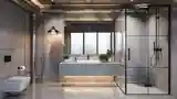 Białe Umieszczenie w Stylu Przemysłowym
