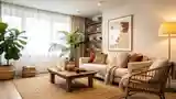 Elegancki Pokój W Spałym Stylu Boho
