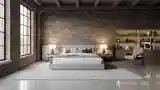 Luxury Industrial Bedroom Retreat