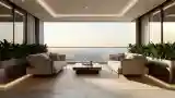 Luxury Lounge with Panoramic View