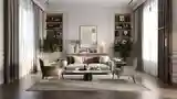 Salon Nowoczesny z Elegancją Klasyczną
