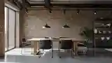 Industriálny jadalničný priestor