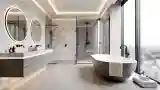 Wanienka moderna z marmurem