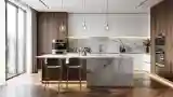 Moderny Kuchnia Z Marmurem