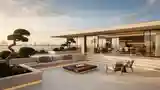 Modern Luxury Terrace with Fire Pit