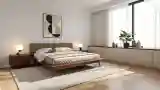Sofistykowane Sypialnia z Drewnem