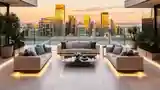 Wysoki Terrasowy Salon Glamuru