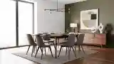 Refined Mid Century Modern Dining Room