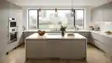 Glamour Kitchen with Marble and Wood