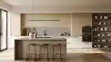 Modern Kitchen with Wood and Stone