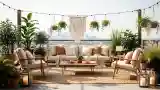 Bohemian Terrace with Plants