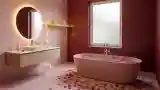 Łagodna łazienka w stylu skandynawskim