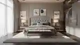 Luxury Bedroom with High-End Materials