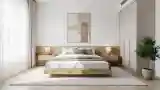 Japandi Bedroom with Wood