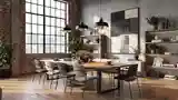 Łazienka Loft z Cegłą i Drewnem