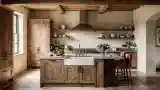 Rustic Kitchen with Wood Accents