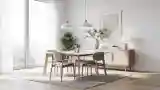 Elegancki Skandynawski Pokój Do Jadalni