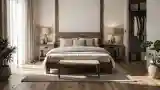 Rustic Bedroom with Warm Textures