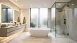 Minimalist Glamour Bathroom