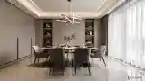 Elegant Dining Room with Warm Ambiance