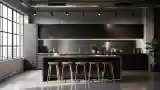 Industrial Kitchen w/ Concrete & Steel