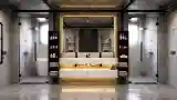 Marble and Concrete Bathroom Elegance