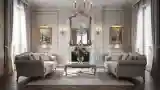 Elegant Drawing Room with Gilded Accents