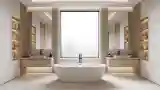 Luxury Bath with Modern Minimalism