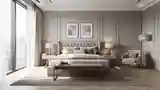 Modern Classic Bedroom in Luxury Gray