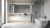 Minimalisticzna łazienka w stylu nowoczesnym