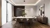 Wnętrze Jadalnia Z Marmuru