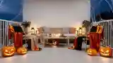Terrasa Halloween w Stylu Skandynawskim