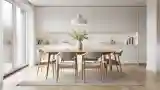 Elegant Dining Room in Wood