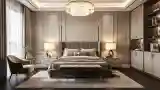 Glamour Bedroom with Velvet Elegance