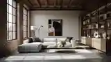 Łazienka Loft z Cegłą i Drewnem